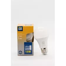 Kit 5 Lâmpada Led 15w Bulbo E27 6500k Cor Da Luz Branco Frio