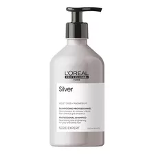 Shampoo Matizador Cabellos Rubios-grises Silver Serie Expert 500 Ml L'oréal Professionnel