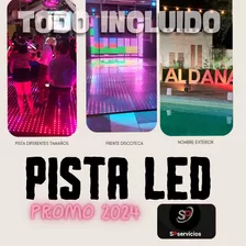 Alquiler Pista Led. Cabina Discoteca Letras Gigantes 