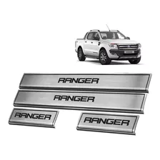 Cubre Zocalos Inoxidable P/ Ford Ranger Curvo 2013/......