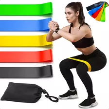 Kit 5 Faixa Elástica Super Mini Band Para Treino Exercícios