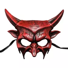 Demon Masquerade Devil Halloween Party Mask - Bloody Red