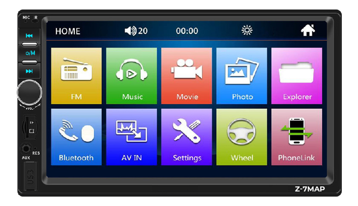 Estereo Pantalla Tactil Bluetooth 7 Pulgadas Android Mirror