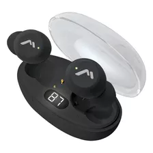 Audífonos True Wireless Mitzu Tapa Transparente Mh-9115bk