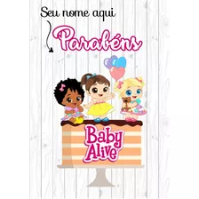 Topo De Bolo Baby Alive