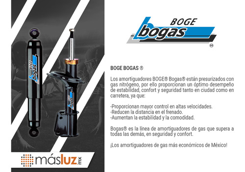 Kit 2 Amortiguadores Gas Tras Dakota V8 5.9l 98/03 Boge Foto 4