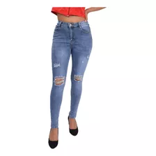Pantalón De Mezclilla Para Dama Jeans De Moda Skinny