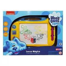 Brinquedo Infantil Lousa Magica Pistas De Blue Yes Toys Cor Azul