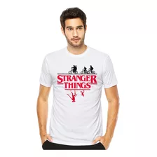 Camiseta Camisa Stranger Things Masculina Séries Filmes