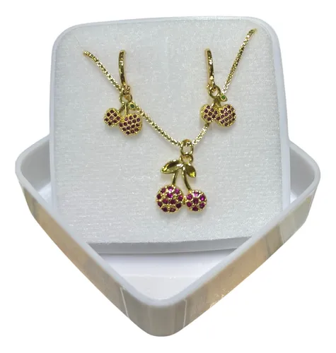 Primera imagen para búsqueda de juego de aretes y dije bvlgari