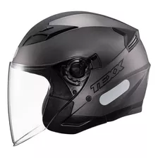 Capacete Aberto Texx Ugello Solid Dupla Viseira Solar Moto