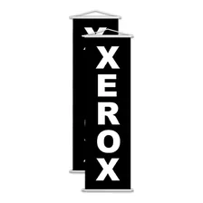 Kit 2 Banners Xerox Impressão Gráfica Serviço Lona 100x30cm