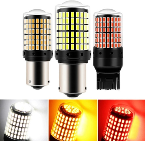 Foco Led 1156/t20/t25 mbar/blanco/rojo Premium Par Ic Foto 6