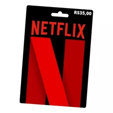 Cartão Pre Pago Netflix R$ 35,00