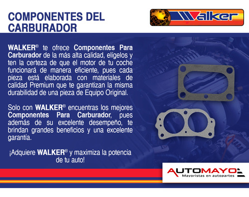 Kit De Carburador Walker Raider Para Dodge L4 2.6l 1987-1989 Foto 4