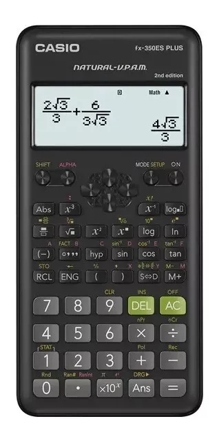 Calculadora Casio Científica 252 Funciones Fx350es Plus