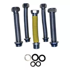 Kit Flexibles Para Caldera Dual Acero Inoxidable Triangular