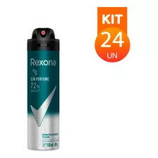 Kit Com 24 Desodorante Aerosol Rexona Men Sem Perfume 150ml