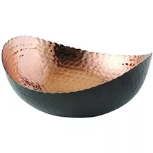 Tazón Elegance Eclipse, 8.25 X 7.5 , Negro/cobre