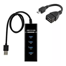 Kit Mobilador Para Celular Hub Usb 3.0 E Cabo Otg P/ Celular