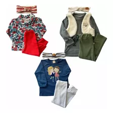 Conjunto De Roupa Menina 9 Peças