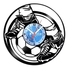Relógio Disco De Vinil Esportes - Futebol - Ves-110