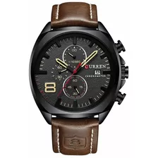 Relógio De Pulso Esportivo Masculino Curren 8324 Quartz Mod