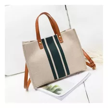 Thetotebag Bolsa De Mano De Lona Para Compras De Cercanías