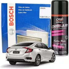 Filtro De Cabine Ar Condicionado + Spray Higienizador Civic G10 2016 2017 2018 2019