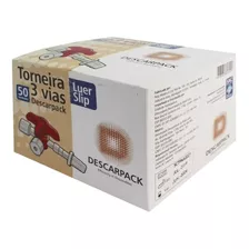 Torneira 03vias Luer Slip Cx C/50