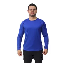 Playera Deportiva Slimfit Manga Larga Protección Intensa Uv