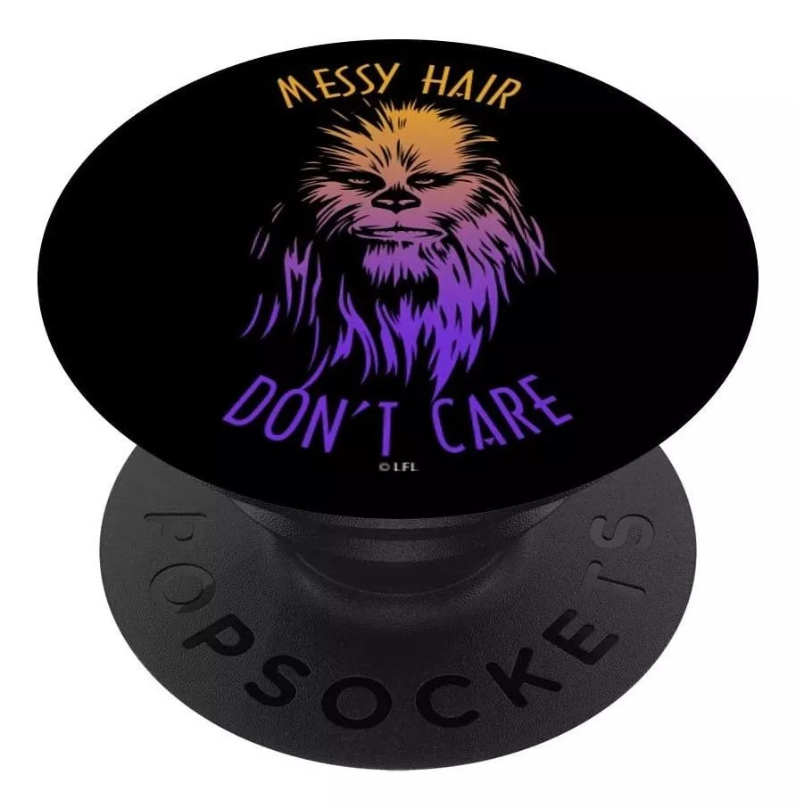 Star Wars Chewbacca Messy Hair Don't Care Popsockets Popgrip