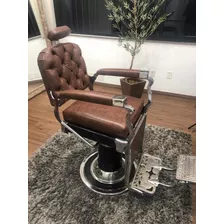 Cadeira De Cabeleireiro Vintage Marca Ferrante Impecável (g)