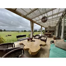 Excelente Casa De Campo En Barrio Cerrado El Quijote, La Barra, Uruguay