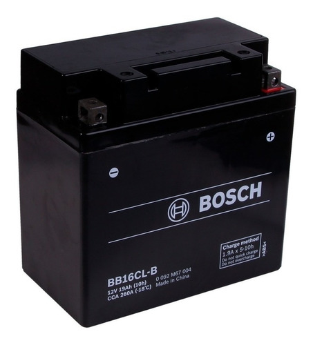 Bateria Bosch Moto Gel Bb16cl-b = Yb16cl-b 19ah Moto Agua