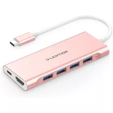 Multi-port Hub Con 4k Hdmi Output, 4 Usb 3.0, Usb-c