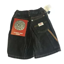 Paca 10 Piezas Bermuda Short Mezclilla Para Niño Tallas 4 5