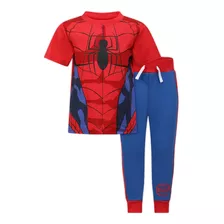 Marvel Spiderman Boys Camiseta Y Jogger Para Niños Pequeños