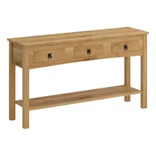 Mesa De Arrime Aparador Madera Maciza Linea Mexicana 