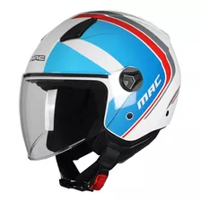 Casco Moto Abierto Mac Beat Cyrus Visor Simple