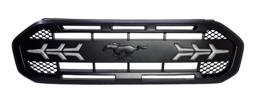 Mscara Estilo Mustang Negro Compatible Ford Ranger 21-23 Foto 2