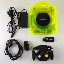 Console Nintendo Gamecube Extreme Green Dol-001 Mod Picoboot