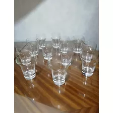 Vasos De Cristal Belga X12 Unidades. Boca Ancha. Oferta! 