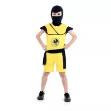 Fantasia Ninja Vermelho Com Capuz Sulamericana