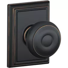 Schlage F10 Geo 716 Add Pomo De Puerta Georgiana Con Mo...