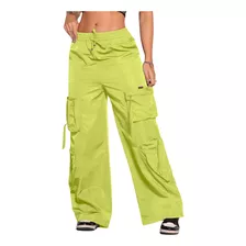 Calça Wide Leg Cargo Empório Pit Bull Estilo Trendy Conforto