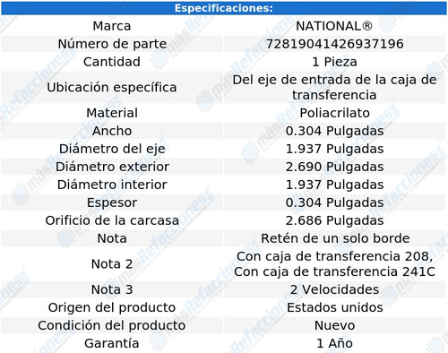 1 Retn Caja Transferencia V1500 Suburban 87 Al 91 National Foto 3