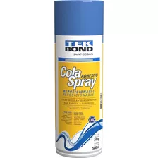 Cola Spray Temporária 500ml Tek Bond Reposicionável 40 Uni