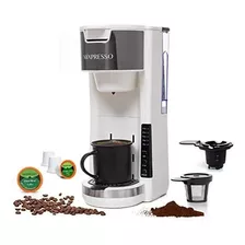 Cafetera Eléctrica Mixpresso K-cup 2 En 1 30oz - Blanco