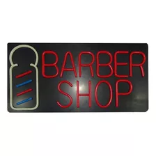 Aviso Led Tipo Neon Barber Shop Moblihouse